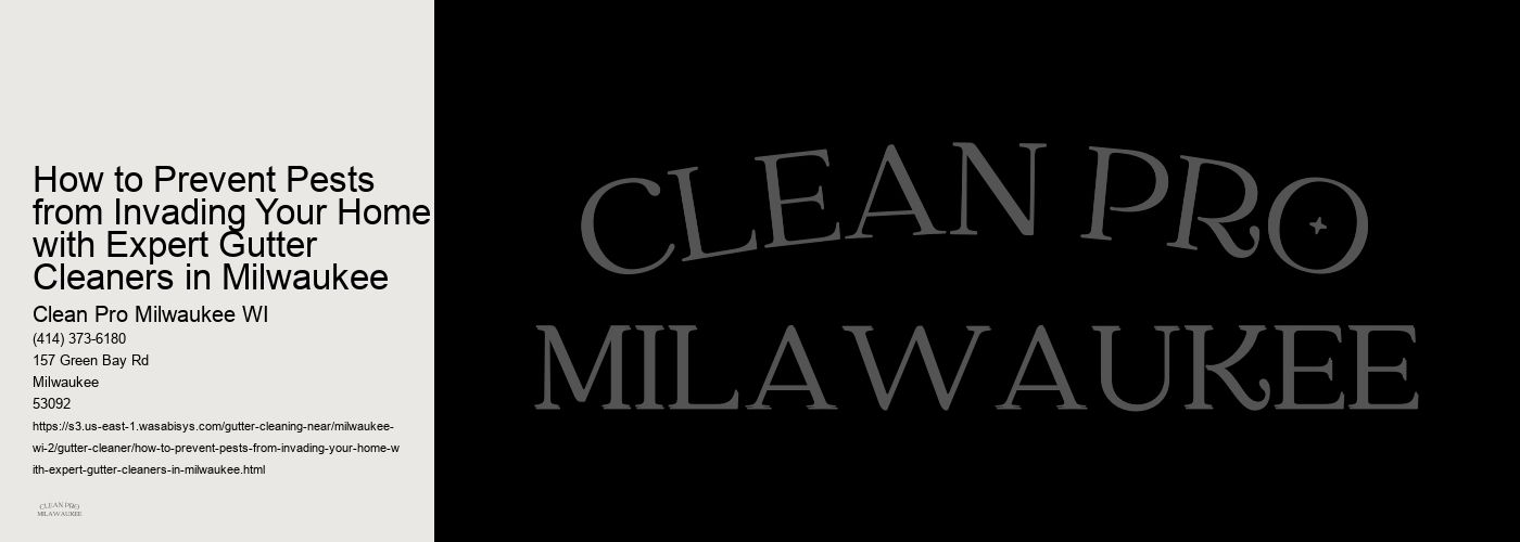 How to Prevent Pests from Invading Your Home with Expert Gutter Cleaners in Milwaukee  